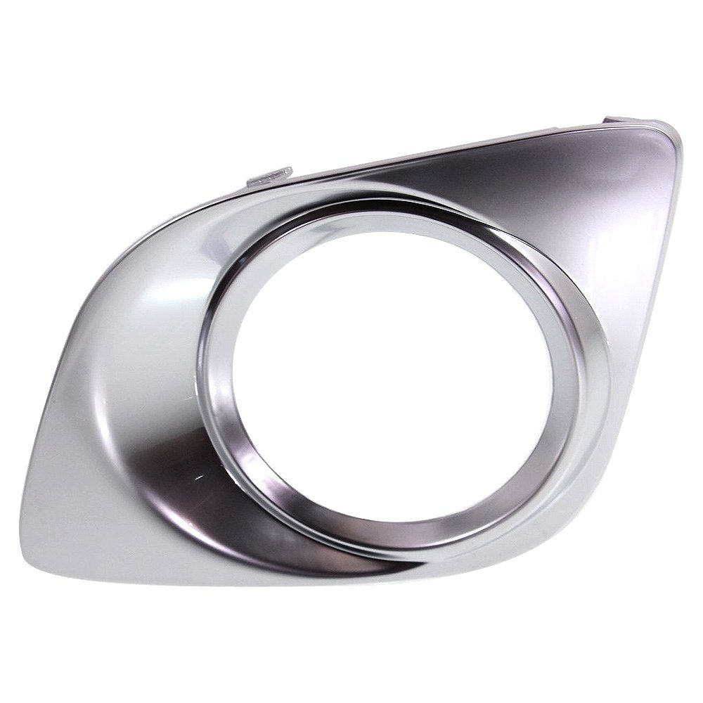 Evan Fischer Chrome Fog Light Molding Left Side for 2009-2012 Toyota Venza - Replacement with Fog Light Hole | Perfect for Night Driving & Off-Road Adventures