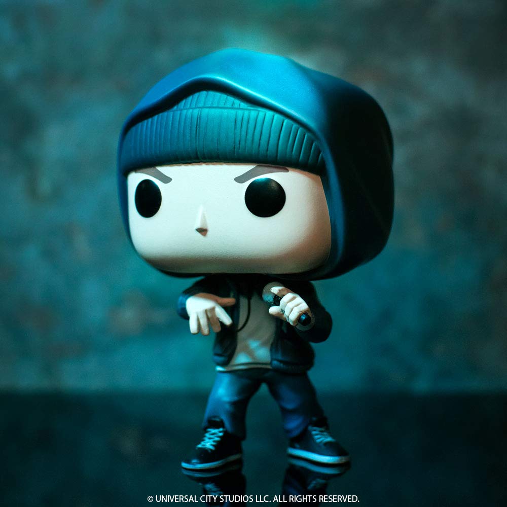 Funko Pop! Movies: 8 Mile - Eminem as Rabbit Vinyl Figure - Collectible Pop Culture Gift for Music & Movie Fans - Perfect for Display, Gifting & Collecting