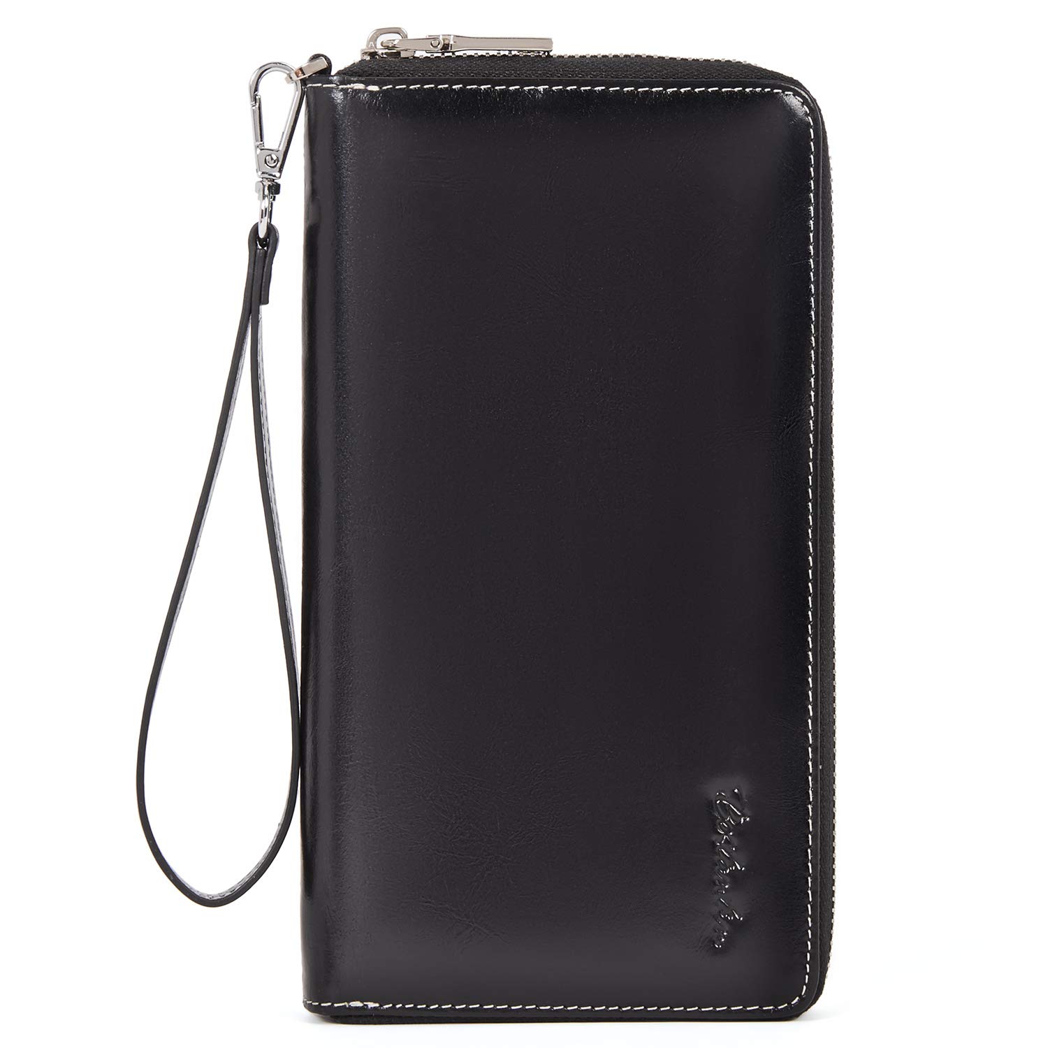 BOSTANTEN Genuine Leather Women's Handbag Tote Shoulder Purse with RFID Blocking Wallet - Stylish Phone Clutch for Work, Travel & Everyday Use