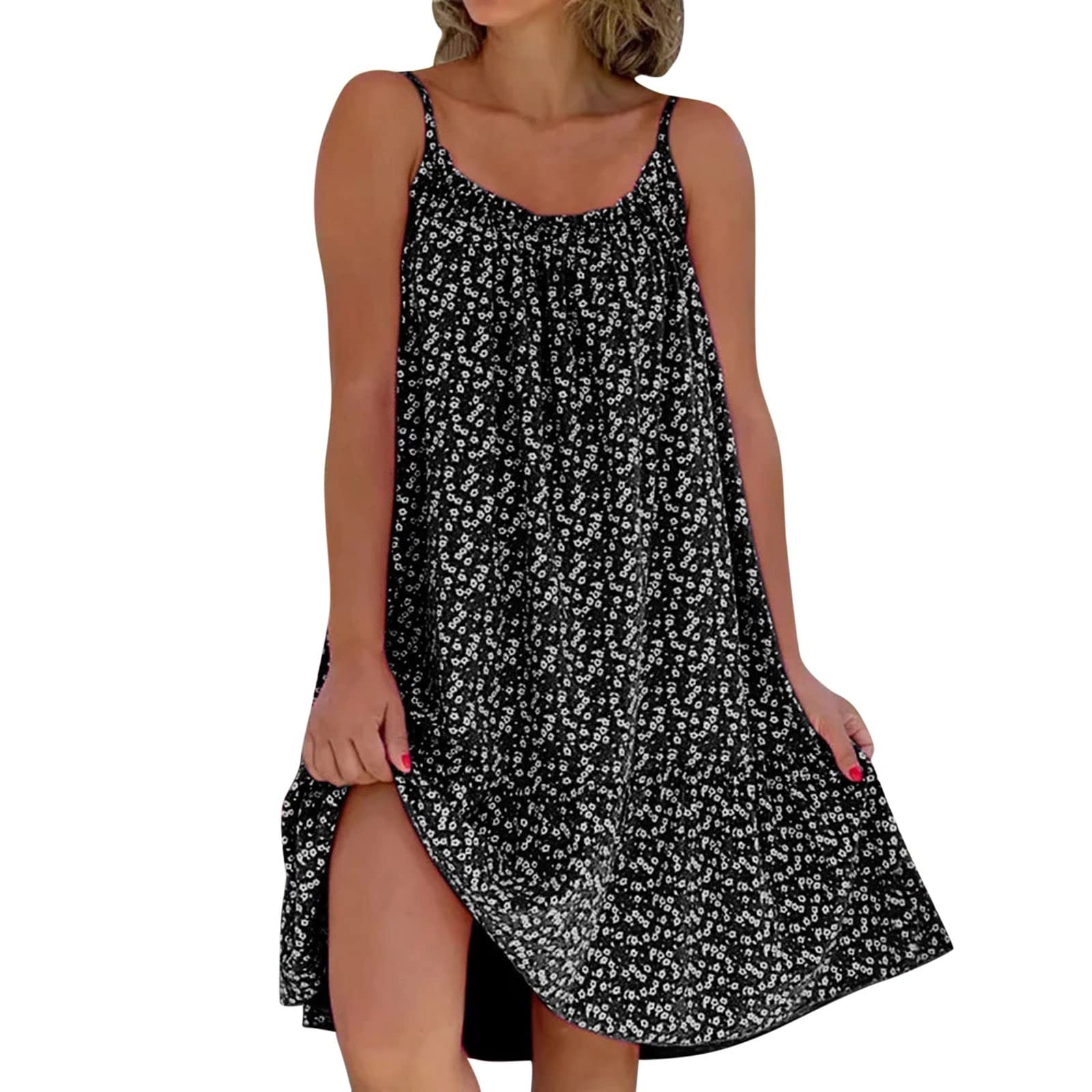 **2024 Women's Summer Dresses - Dark Purple Homecoming Dress & Red White Polka Dot Party Dress for Birthday, Wedding, Beach Vacation**
