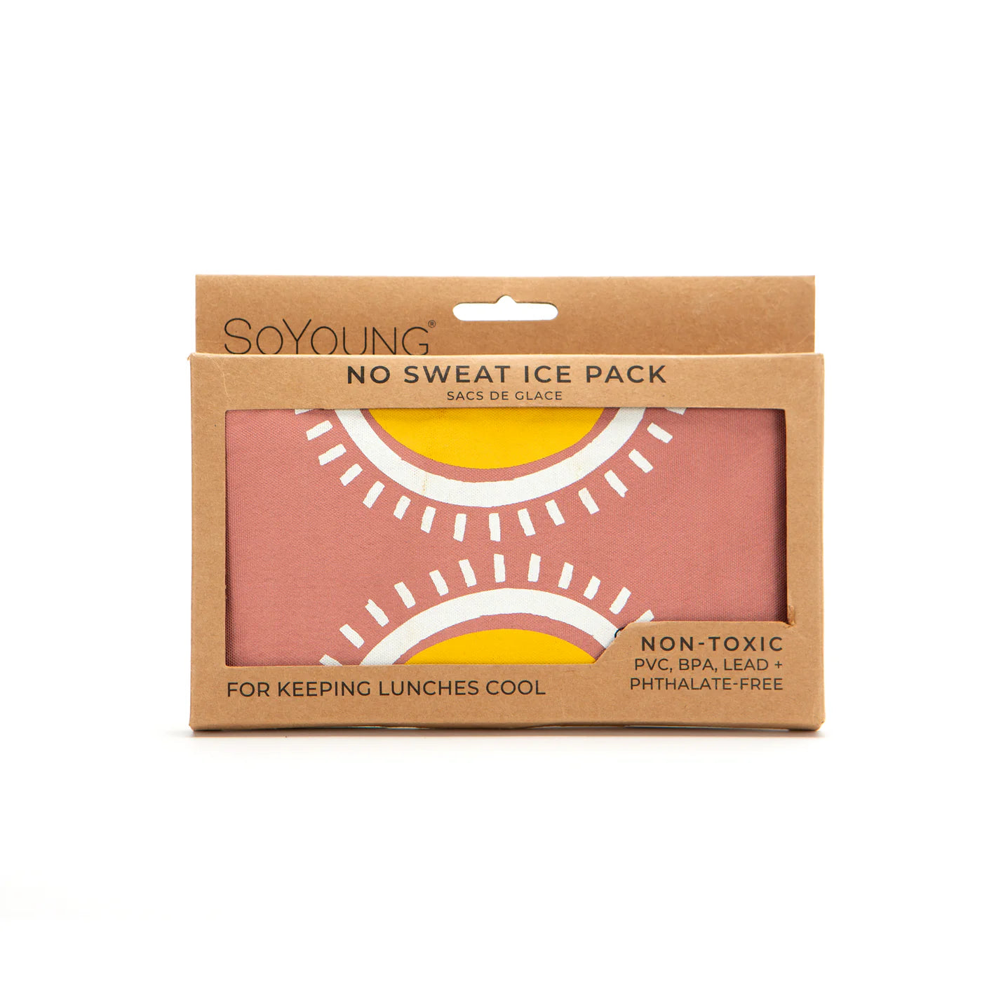 SoYoung Sunrise Muted Clay Ice Pack - Reusable Gel Cold Compress for Pain Relief, Swelling, Injuries & Migraines - Perfect for Sports, Post-Surgery Recovery & First Aid Kits