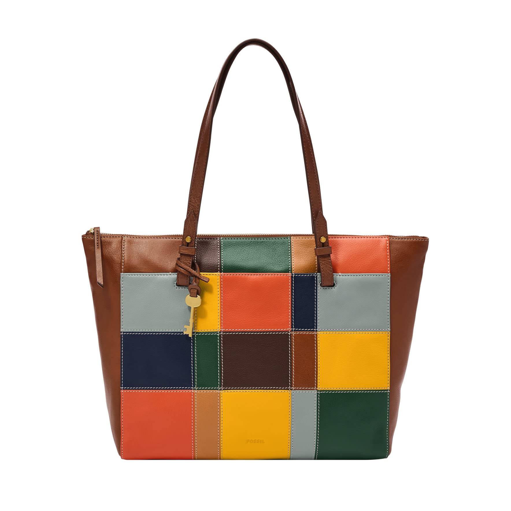 Fossil Women's Rachel Leather Tote Purse Handbag - Stylish & Spacious for Work, Travel & Everyday Use