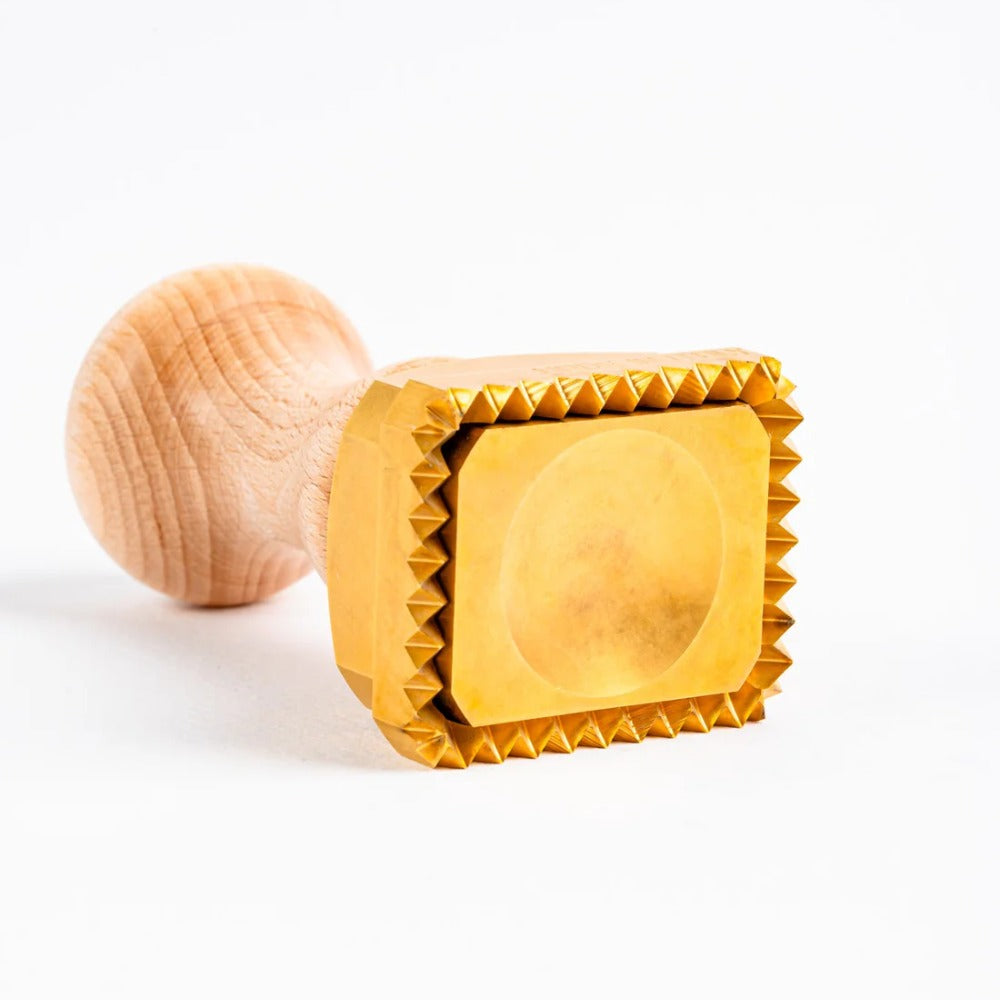 La Gondola Rectangular Pasta Stamp 45 x 55 mm - Authentic Italian Pasta Dough Press for Homemade Ravioli, Tortellini & Lasagna - Perfect for Italian Cooking, Baking & DIY Pasta Making at Home