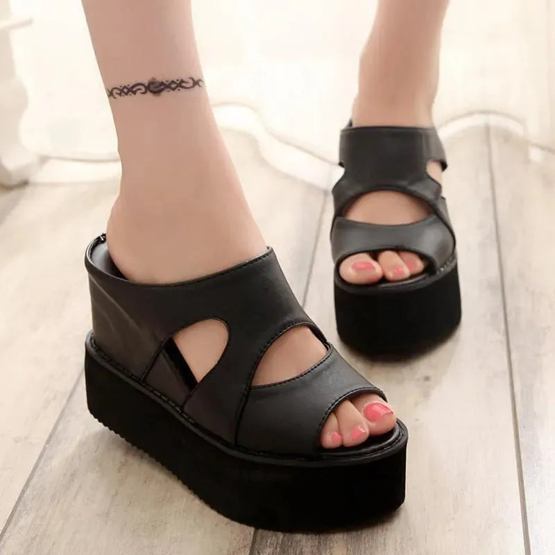 Women's Comfortable Platform Wedge Sandals - Summer Casual & Dressy Shoes for Beach, Party, and Everyday Wear