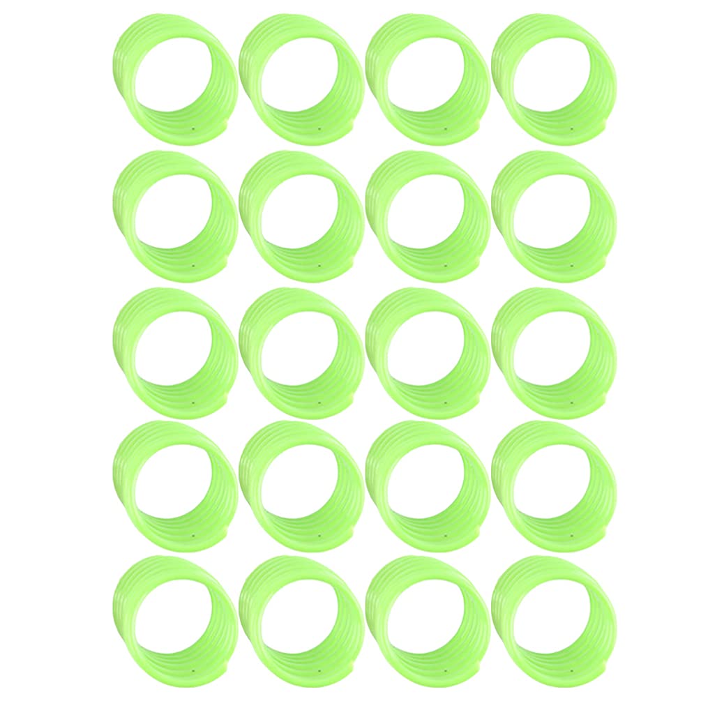 POPETPOP 20pcs Durable Plastic Cat Spring Toys - Colorful Interactive Coil Toys for Indoor Cats & Kittens to Swat, Bite & Hunt - Perfect for Playtime, Exercise & Teasing (Random Colors)