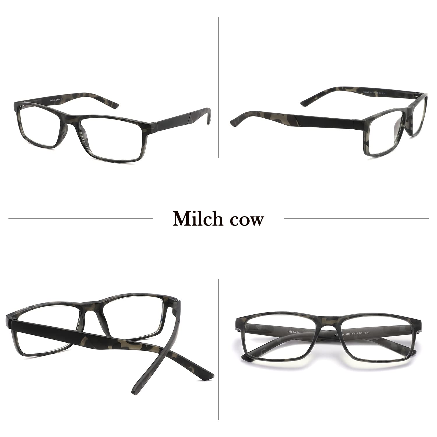 Blue Light Blocking Reading Glasses for Women & Men - Anti-Glare Computer Eyeglasses with Spring Hinge - Perfect for Office Work, Gaming & Screen Time