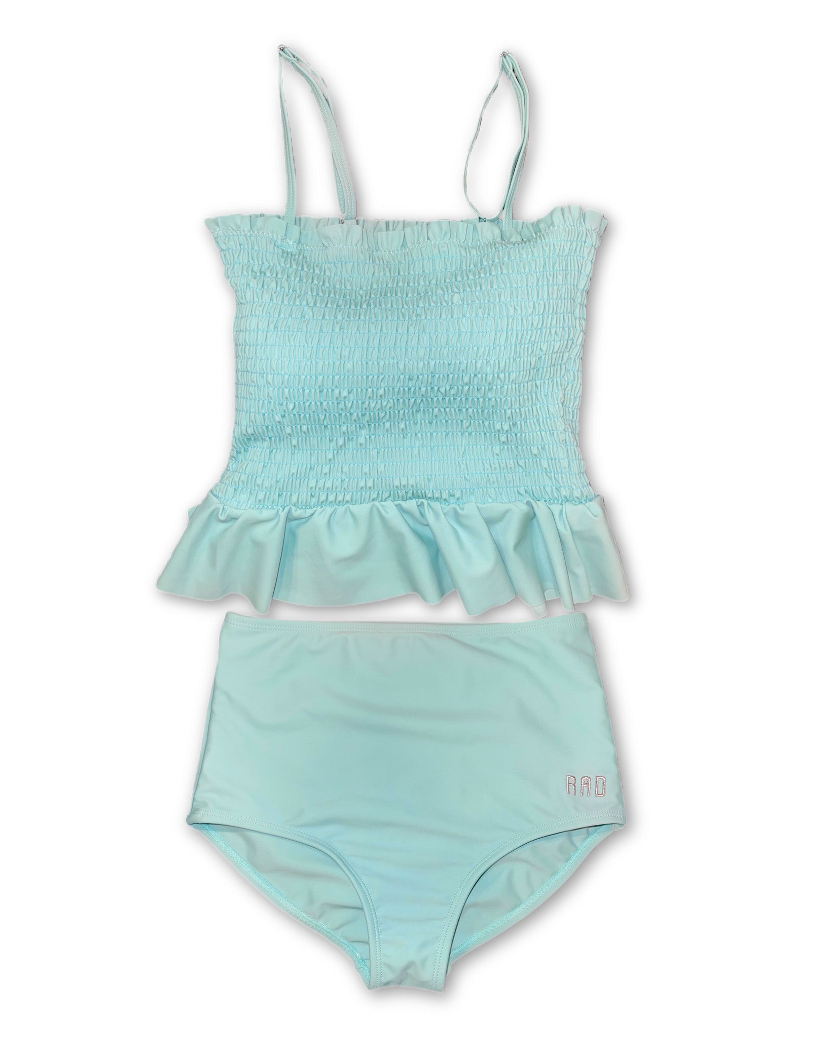 Mya Aqua Smocked Tankini for Tweens - $48 | Stylish Swimwear for Girls | Perfect for Pool Parties & Beach Vacations