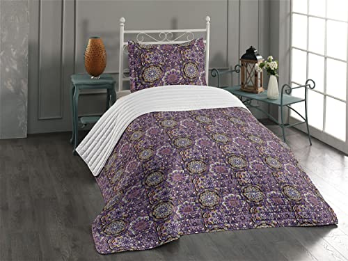 Sand Brown White Purple