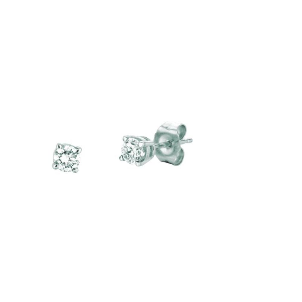 14K Gold .35ct Round Diamond Stud Earrings - I J/I1 Clarity - Perfect for Weddings, Anniversaries & Special Occasions