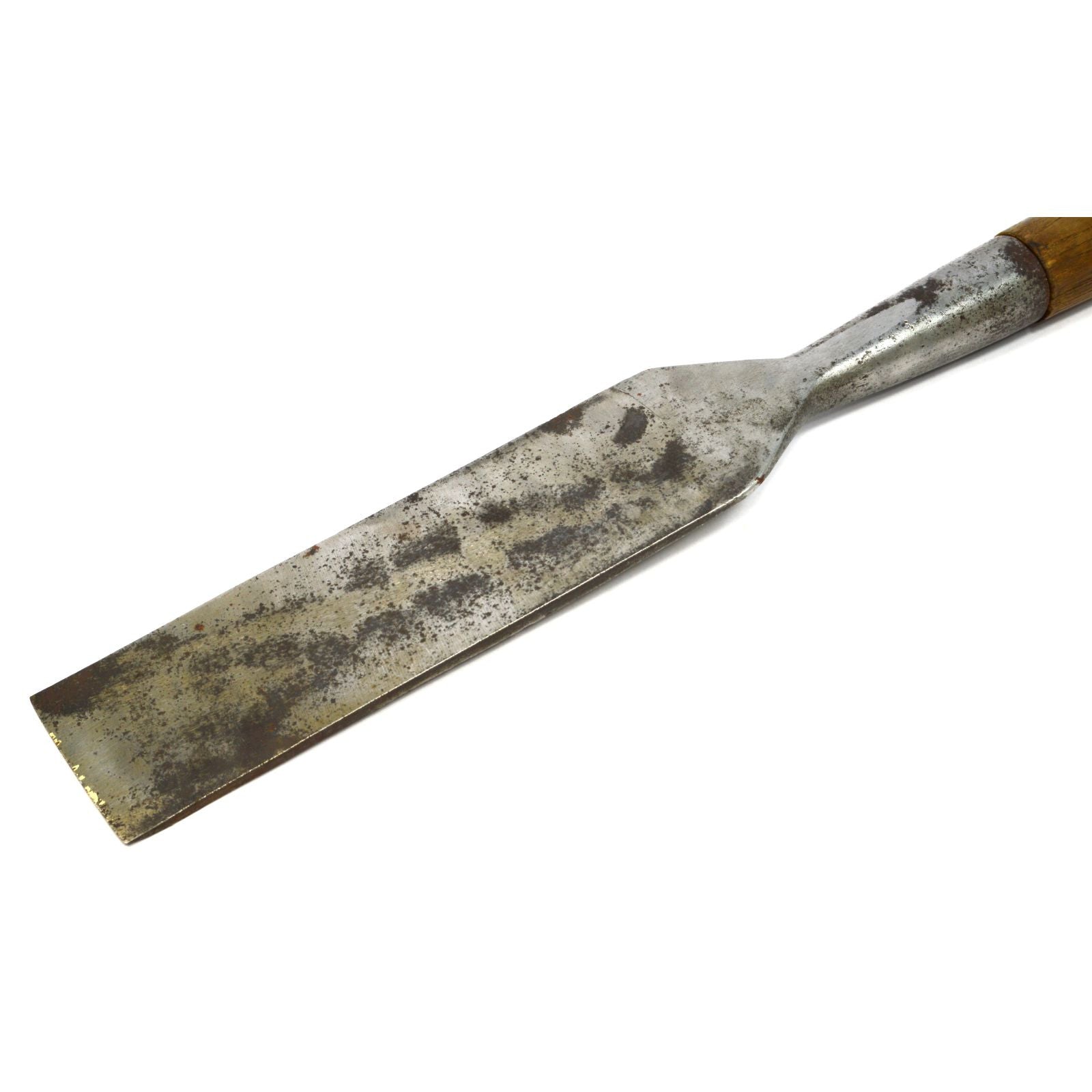 Vintage WM BEATTY & SON 3 Slick Wood Handle Timber Chisel Tool - Rare Antique Carpenter Tool for Woodworking & Timber Framing