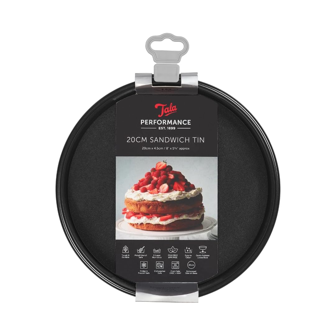Non-Stick 8 Inch Sandwich Pan - Black Ceramic Coated Frying Pan for Grilled Cheese, Pancakes & Breakfast - Oven & Dishwasher Safe Cooking Pan for Kitchen & Camping
