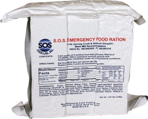 Emergency Food Supply - 3600 Calorie 3-Day Survival Food Bar with 5 Year Shelf Life | 12-Pack 72-Hour Emergency Kits for Disaster Preparedness, Camping & Outdoor Adventures