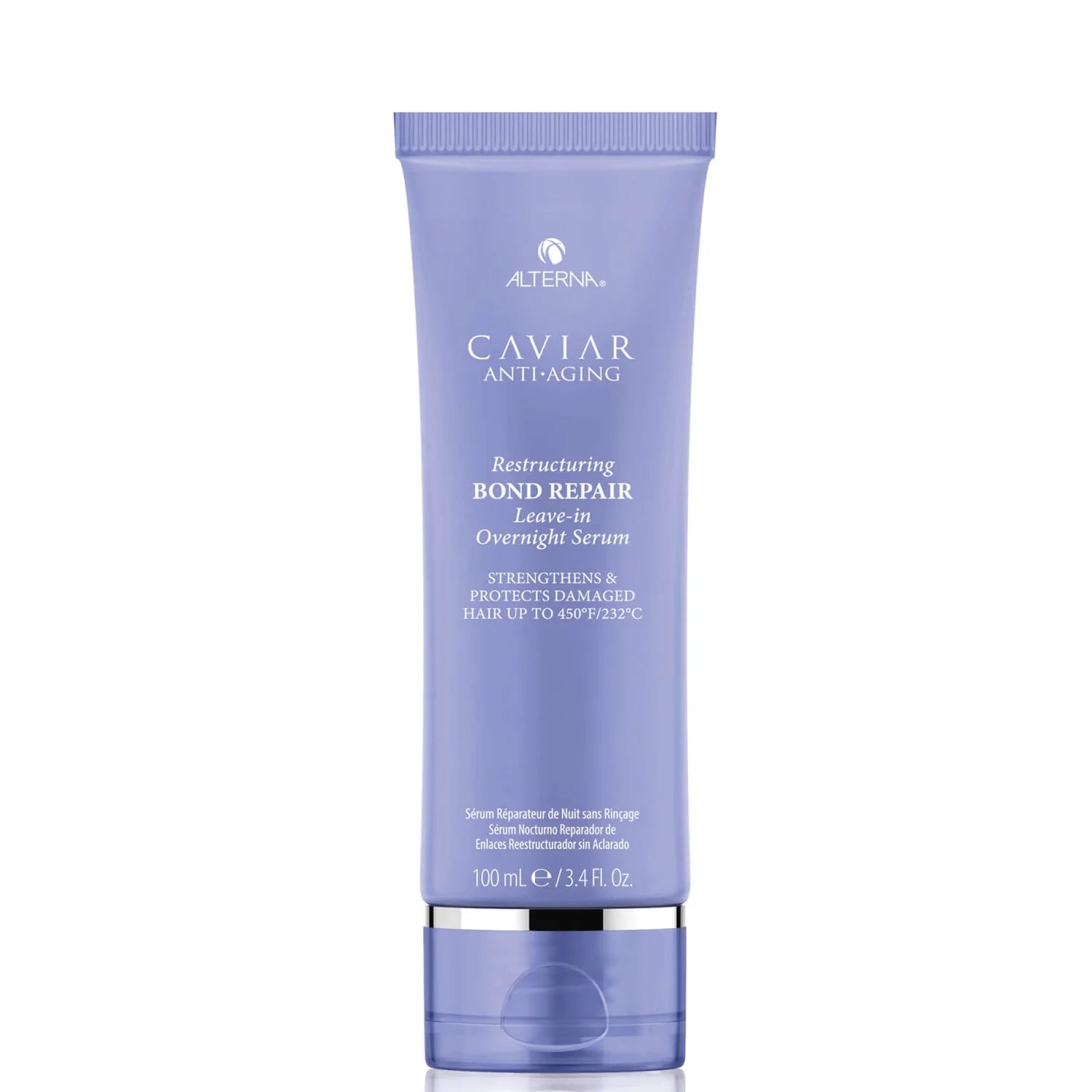 Alterna Caviar Anti-Aging Bond Repair Leave-In Overnight Hair Serum - 100ml/3.4oz - Deep Conditioning Treatment for Damaged Hair - Perfect for Nighttime Hair Repair & Hydration