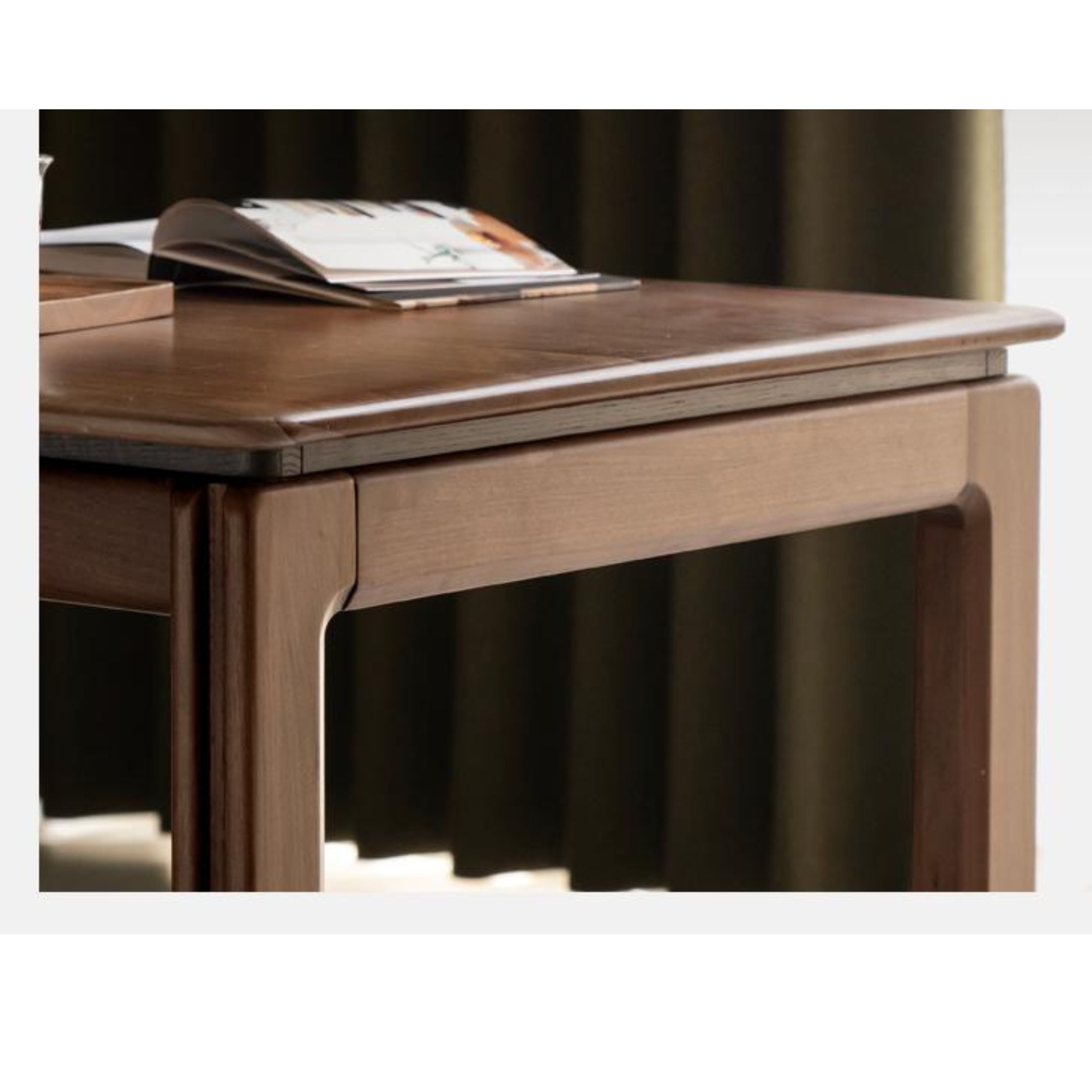 Solid Oak Wood Dining Table - Light Luxury Modern Design for Dining Room, Kitchen, or Open Space - Perfect for Family Gatherings & Dinner Parties