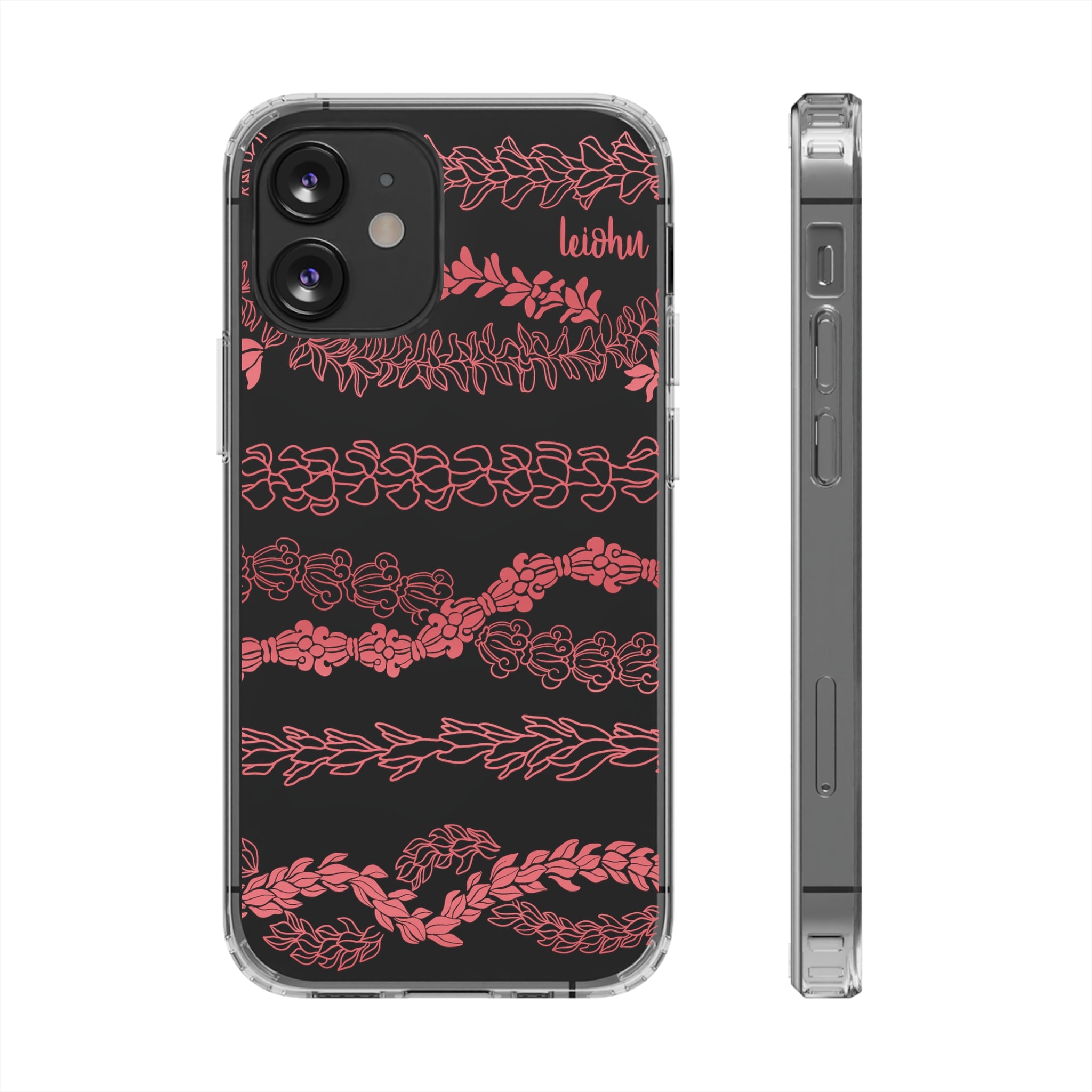 Forever Lei Clear Phone Case - Slim Protective Cover for iPhone 15/14/13/12/11 Pro Max XR XS - Scratch Resistant & Shockproof - Perfect for Everyday Use, Travel, and Outdoor Activities