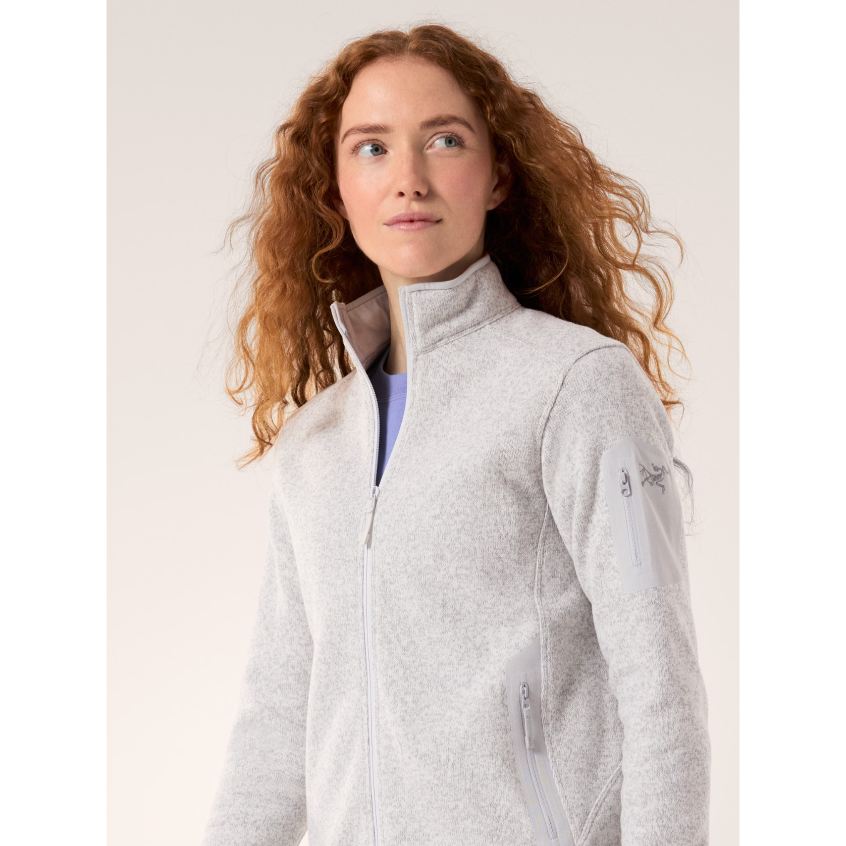 Arc'teryx Women's Covert Cardigan Fleece Jacket - Lightweight Warm Zip-Up Sweater for Hiking, Travel & Outdoor Activities