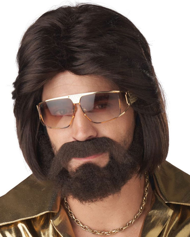 70s Groovy Hair Kit - Vintage Hair Styling Set for Women & Men - Perfect for Halloween, Costume Parties & Retro Themed Events