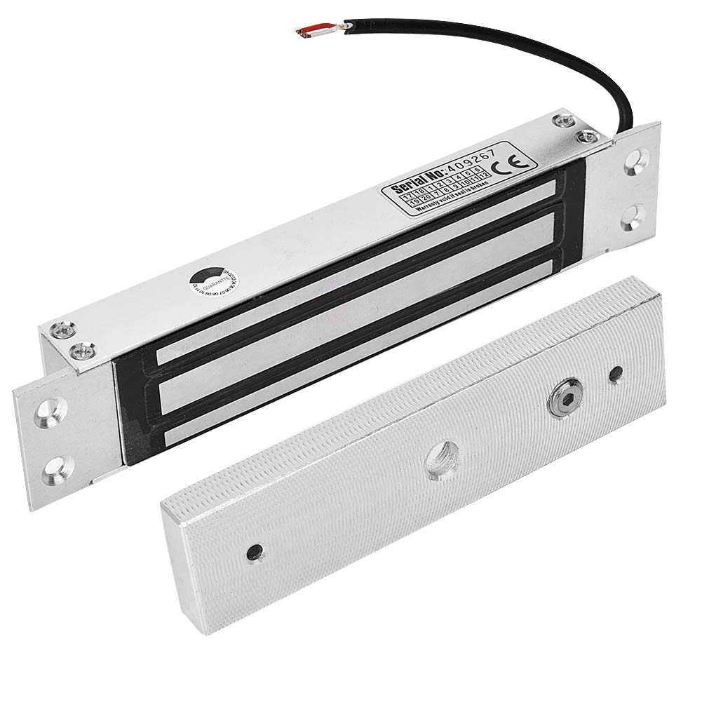 Bicaquu DC 12V Magnetic Lock - Heavy Duty Electromagnetic Door Lock for Secure Access Control | Ideal for Cabinets, Gates & Security Doors