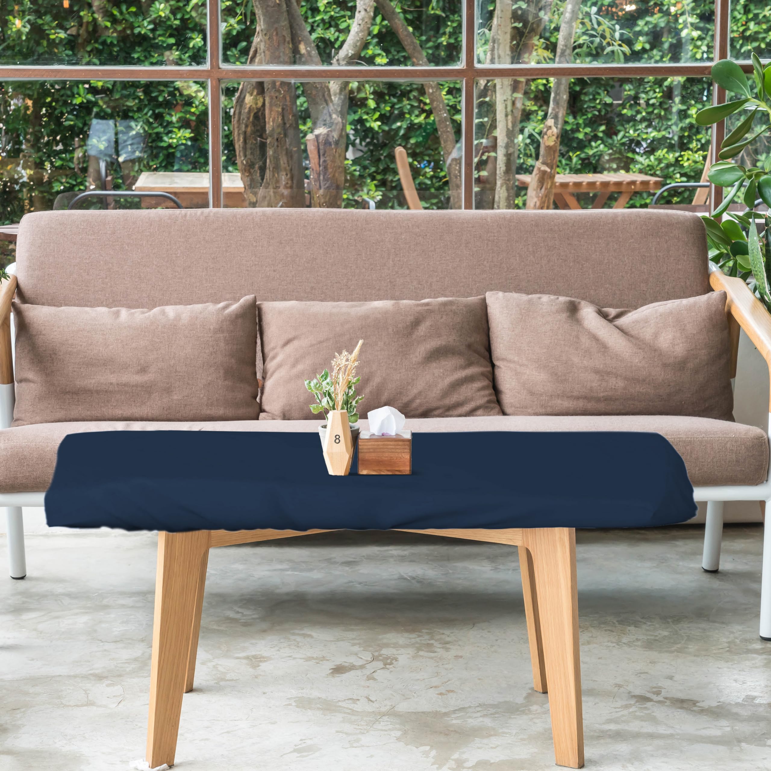 Waterproof UV-Resistant Rectangle Patio Table Cover - 100