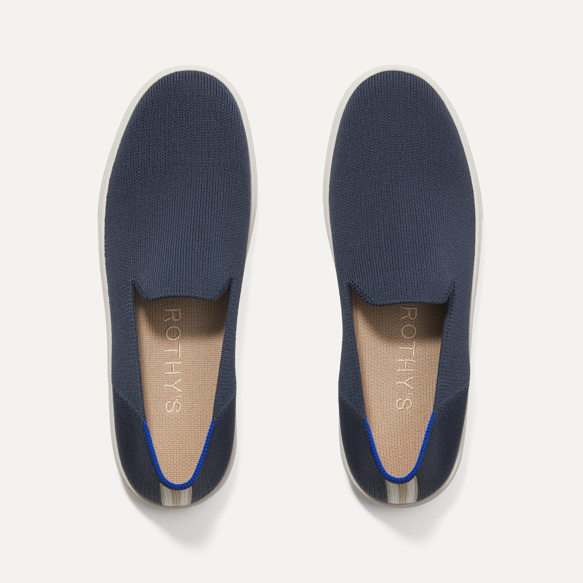 The Original Slip-On Sneakers for Men & Women - Comfortable Navy Blue Casual Shoes for Walking, Travel & Everyday Wear
