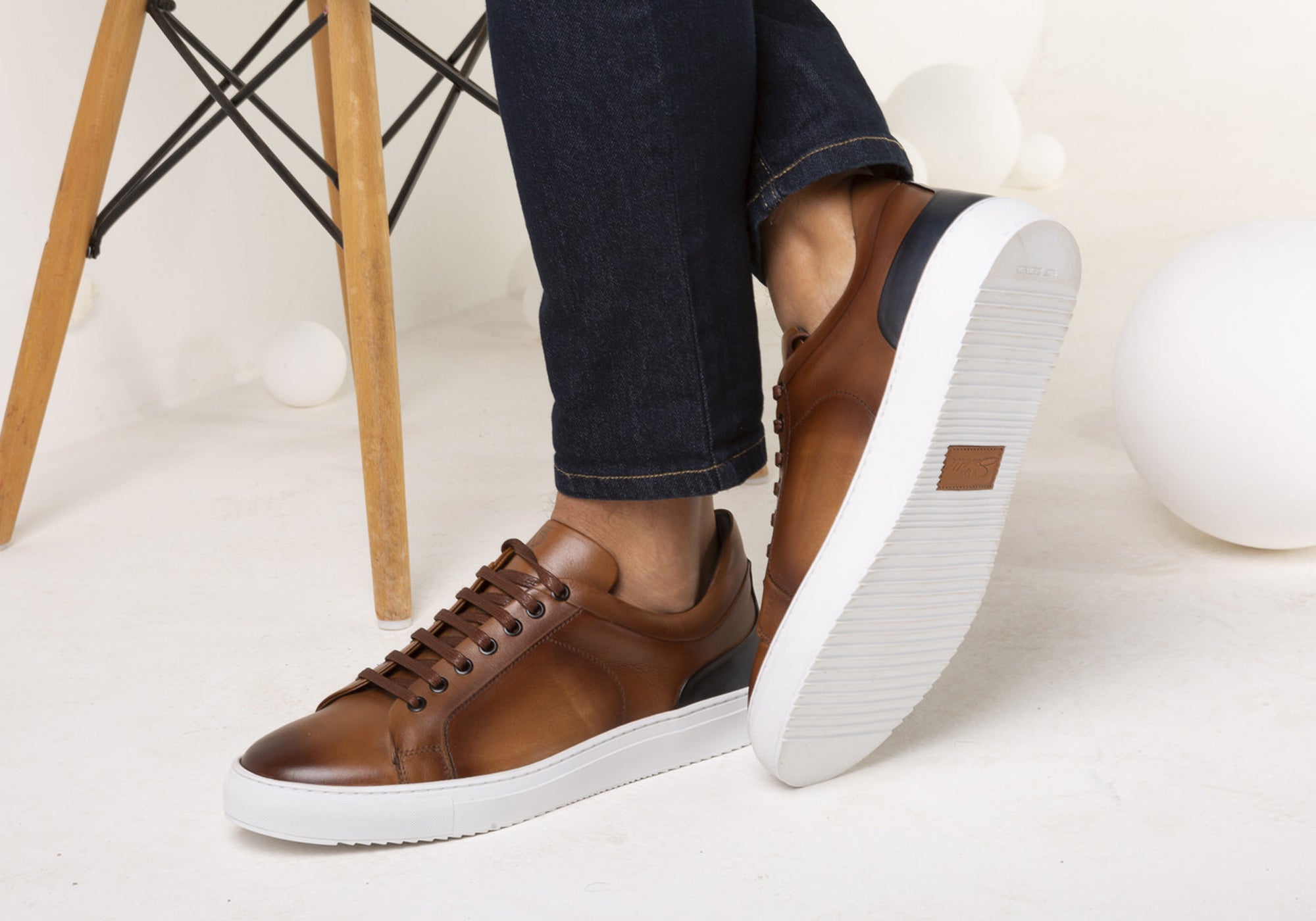 Savelli Jetta Men's Comfortable Leather Lace-Up Casual Shoes - Made in Brazil - Perfect for Office, Walking & Everyday Wear