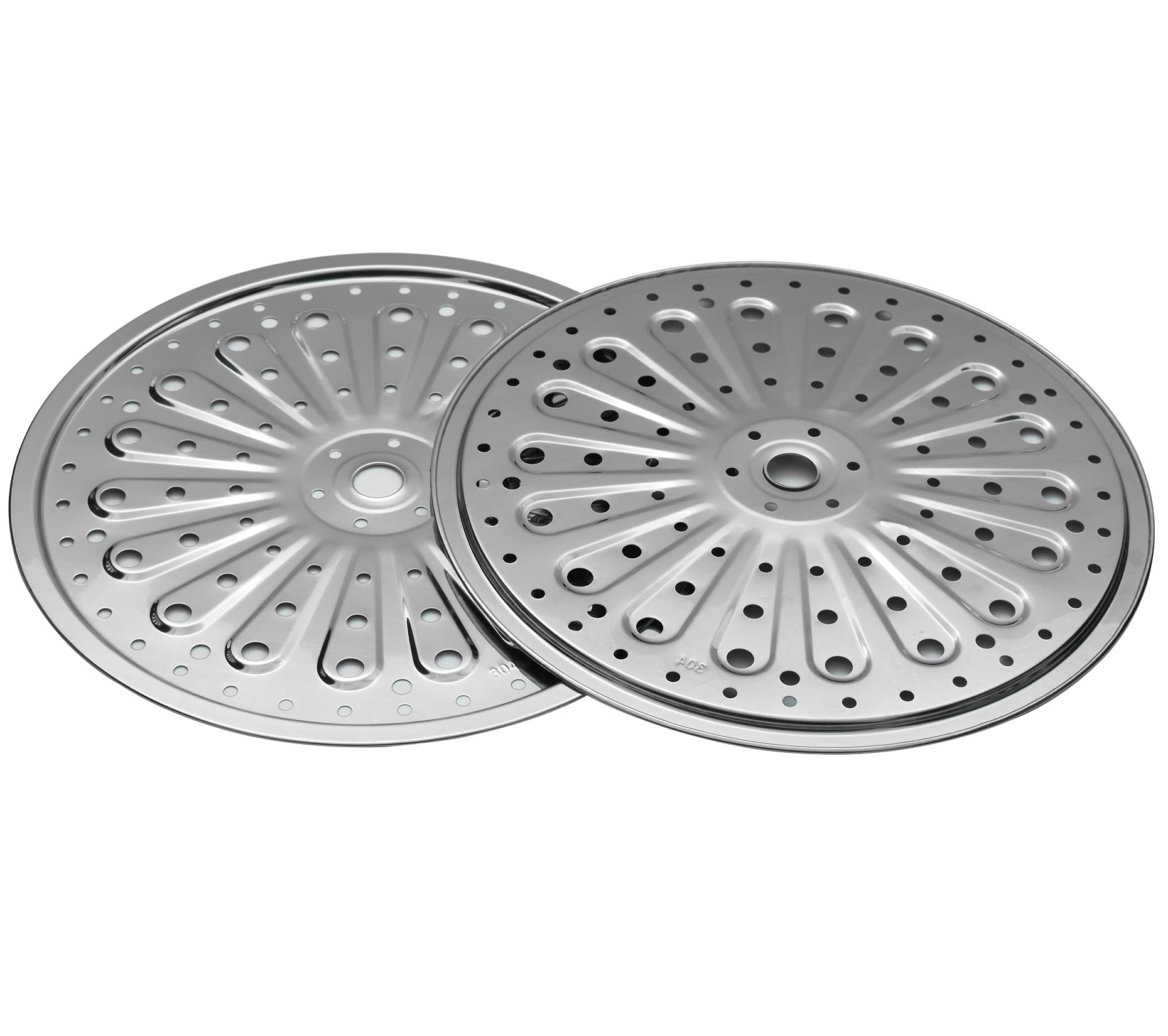 2-Pack 11-Inch Stainless Steel Pressure Cooker Canner Rack - Food Grade 304, Compatible with Presto, All-American & More - Perfect for Canning, Steaming & Preserving Fruits, Vegetables & Jars