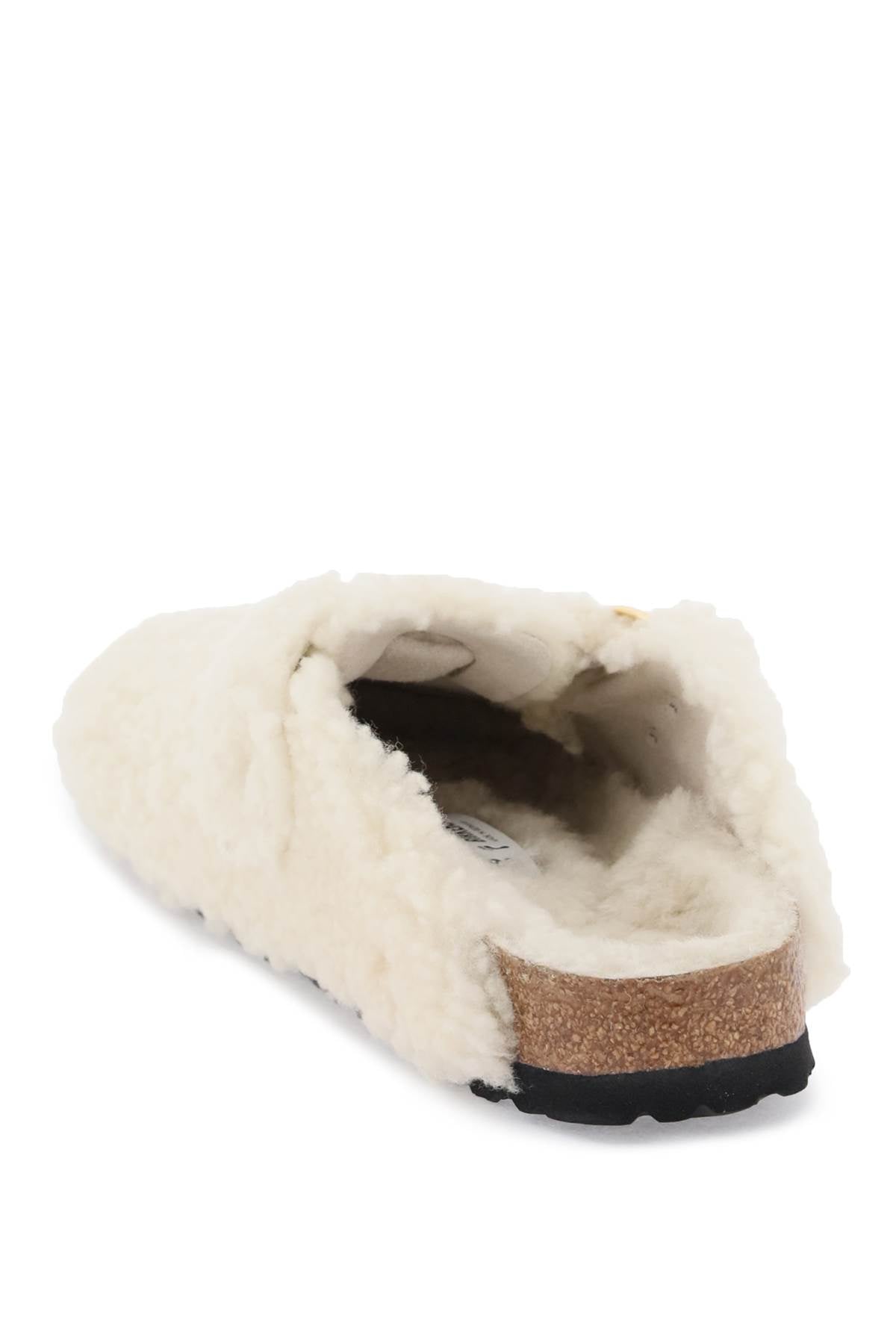 Birkenstock Boston Big Buckle Clogs for Women & Men - Comfortable Suede Leather Slip-On Shoes for Home, Office & Outdoor Wear