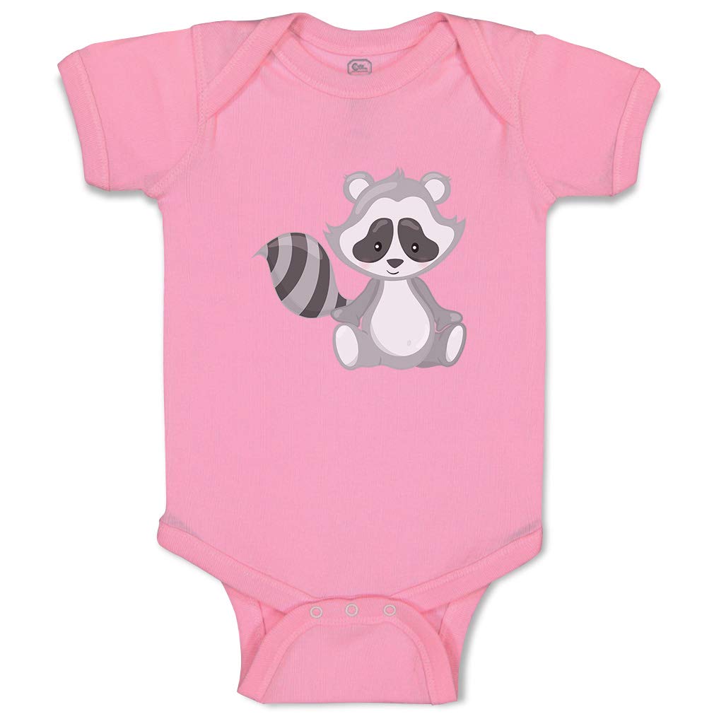 Custom Personalized Baby Bodysuit - Funny Raccoon Print Cotton Onesie for Boys & Girls | Perfect for Newborn Photos, Baby Showers & Everyday Wear