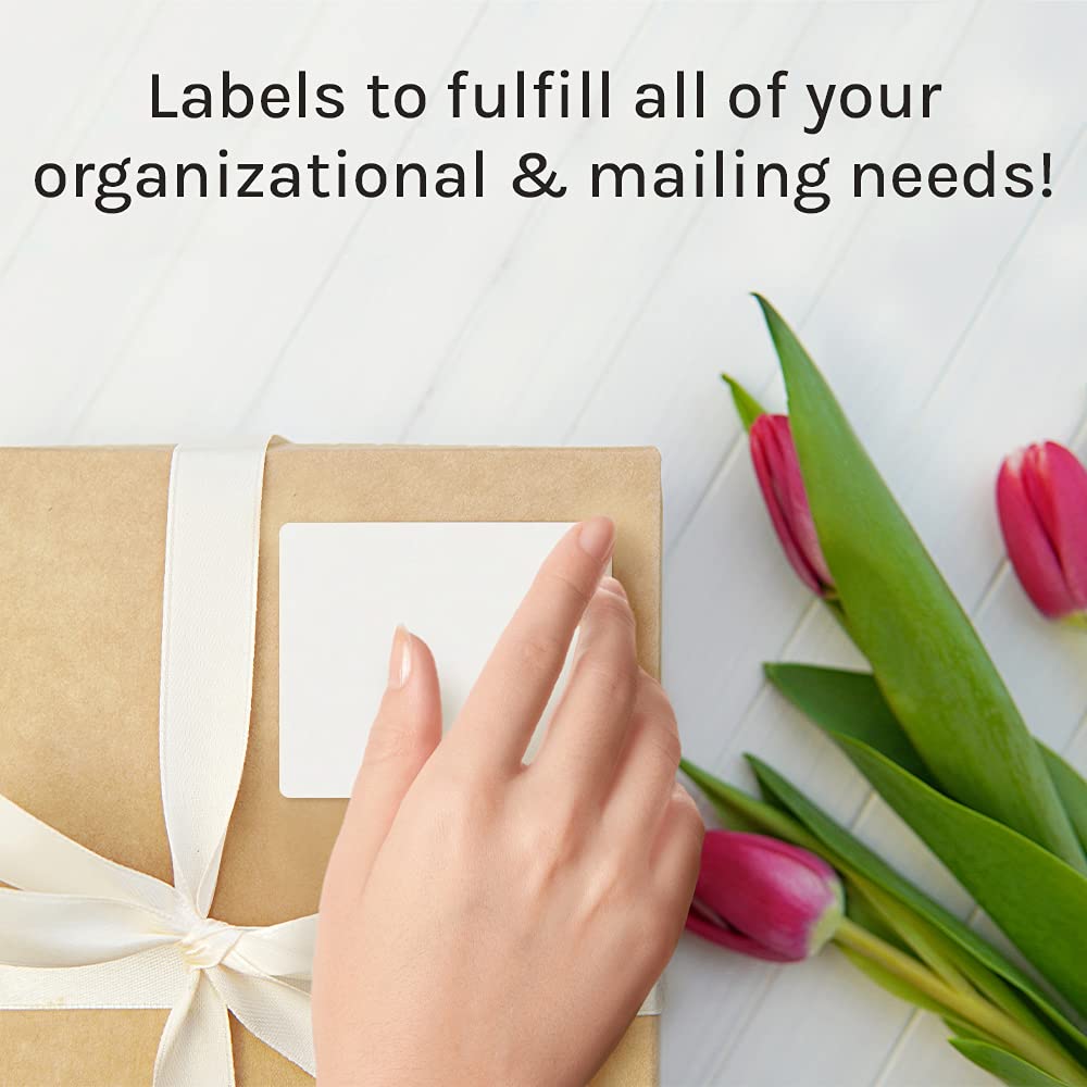 Premium White FBA Sticker Labels 4