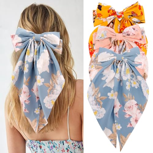 Pink Flower Bow