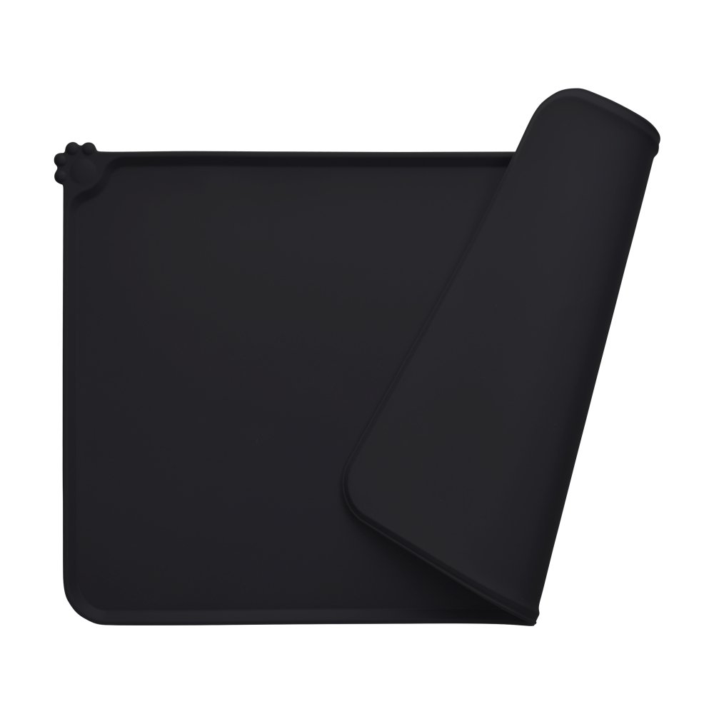 Premium Non-Slip Silicone Pet Feeding Mat - Waterproof Dog & Cat Bowl Placemat for Small Animals (18.5