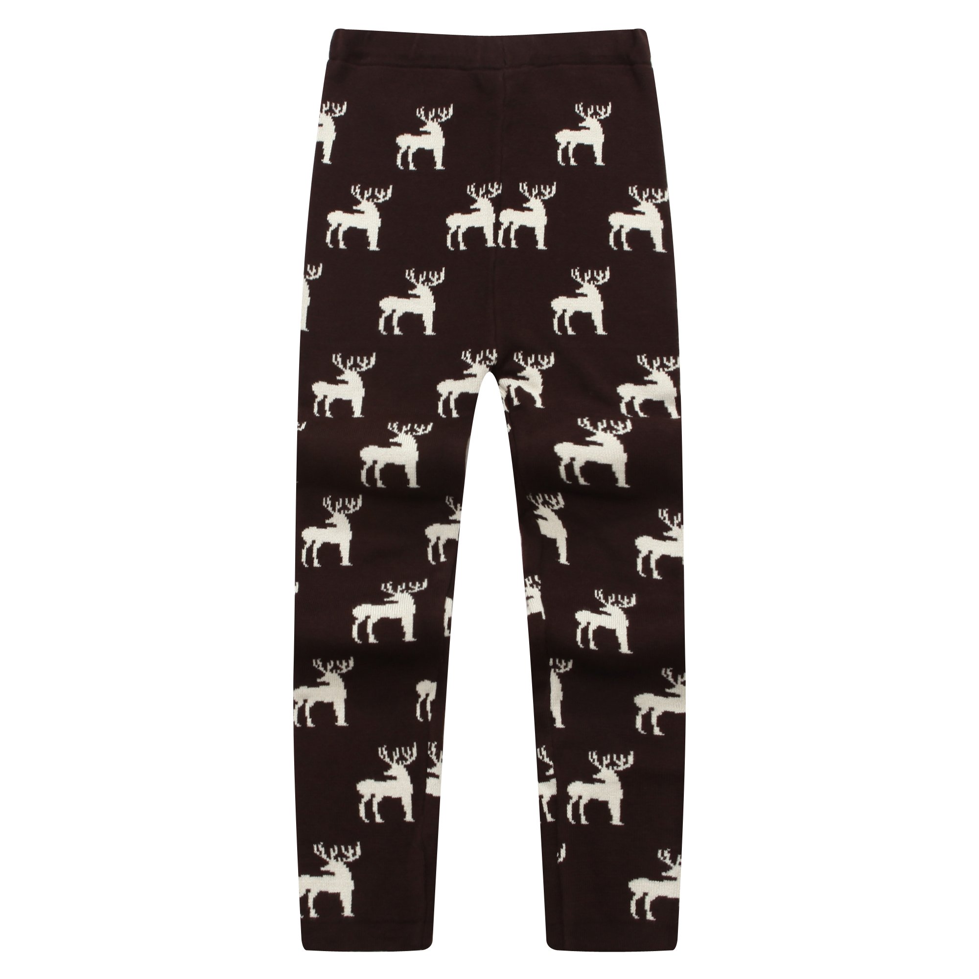 Richie House Girls' Knit Leggings - Soft & Stretchy for Play & School
