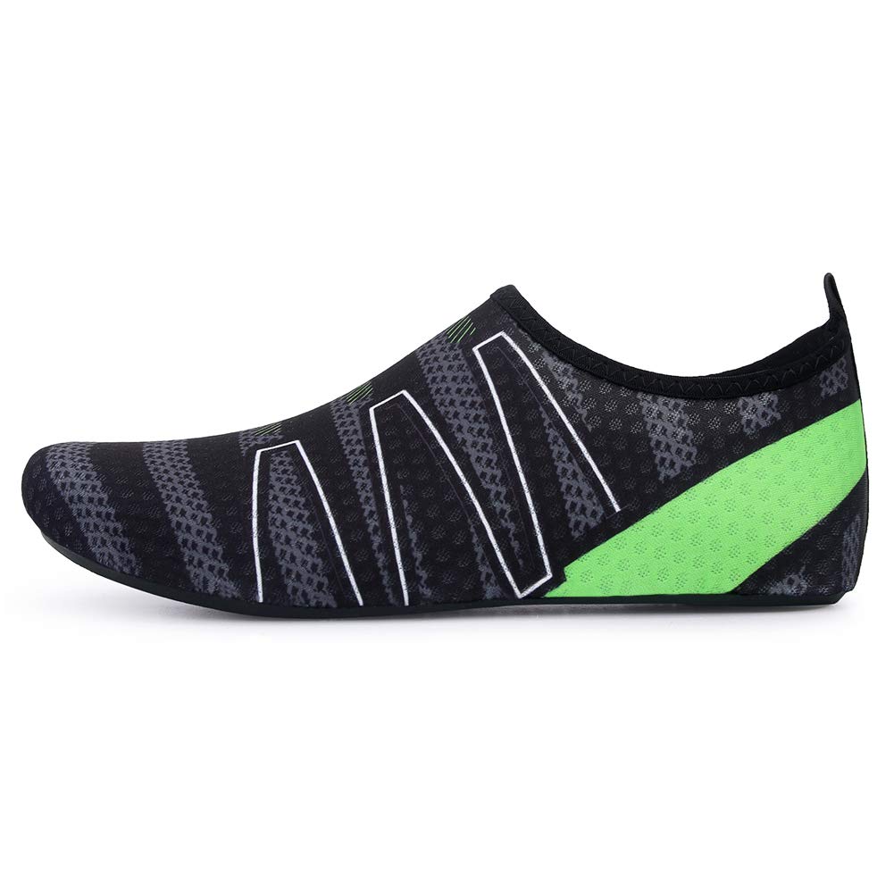 QACOHU Women's & Men's Quick-Dry Water Shoes - Barefoot Skin Shoes for Swimming, Surfing, Diving, Beach & Yoga - Lightweight Aqua Shoes for Pool, Water Sports & Outdoor Activities