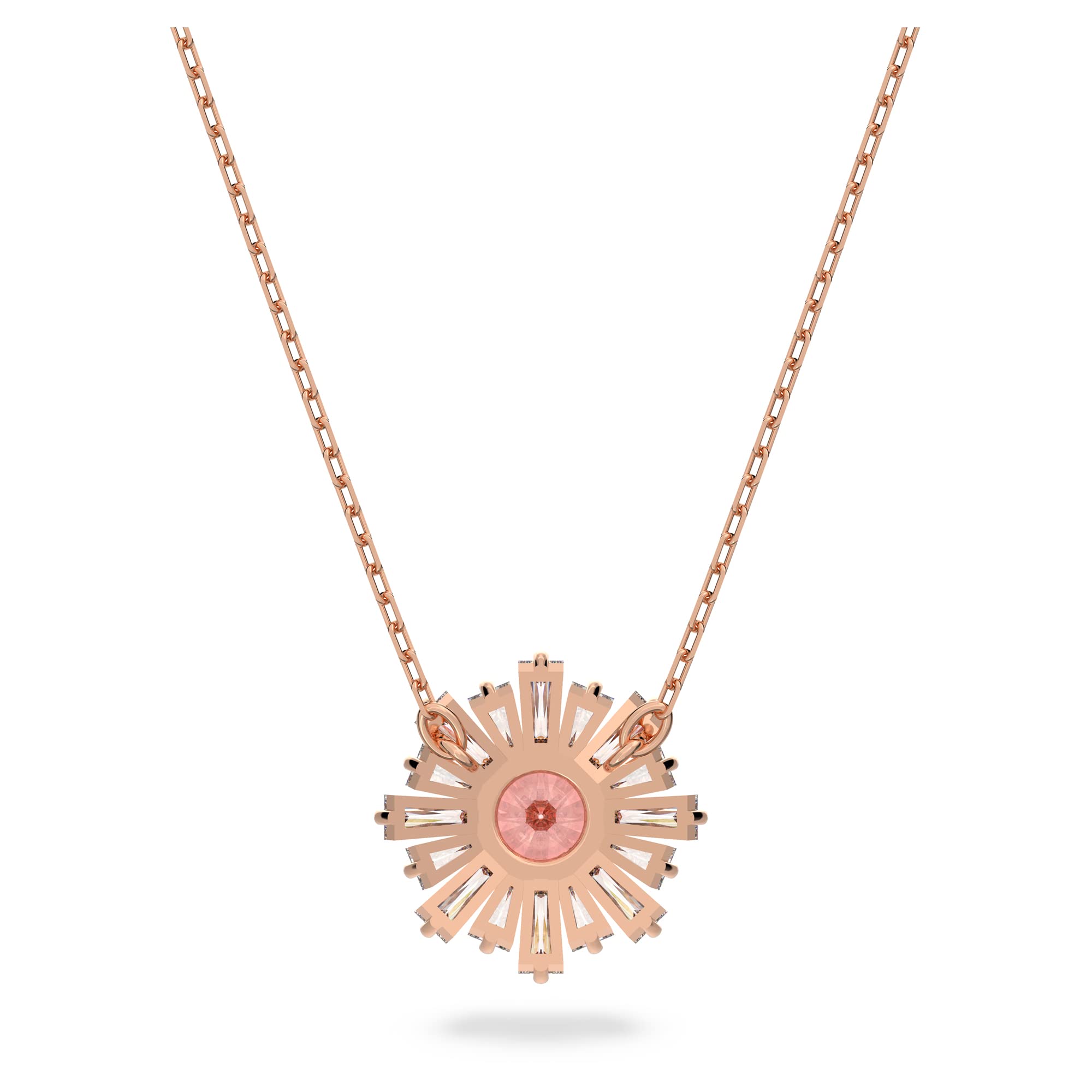 Swarovski Pink Crystal Jewelry - Rose Gold Tone for Elegant Occasions