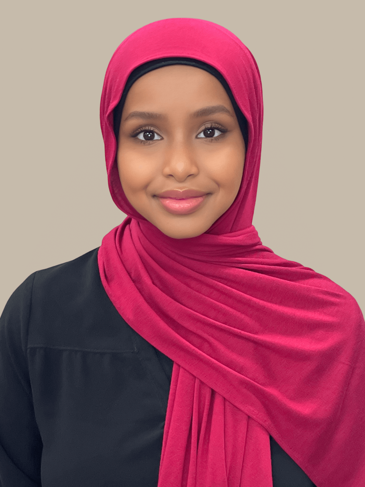Berry Red Classic Jersey Hijab - Soft & Breathable Muslim Headscarf for Women - Perfect for Daily Wear, Prayer, and Modest Fashion