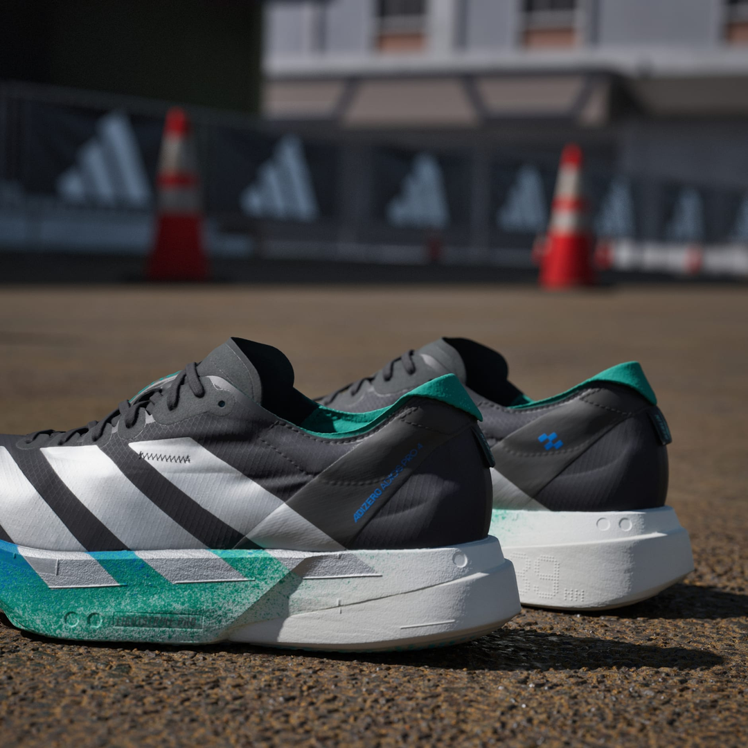 Adidas Adizero Adios Pro 4 Men's Running Shoes - Lightweight Carbon Fiber Racing Sneakers for Marathon & Road Running | JR6365