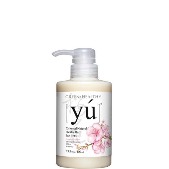 Yu Pet Shampoo 400ml & Dry Clean Spray 145ml - Natural Oriental Herbs Formula for Dogs & Cats | Antibacterial, Skin Infection Prevention | Perfect for Bathing & Quick Cleaning Between Washes