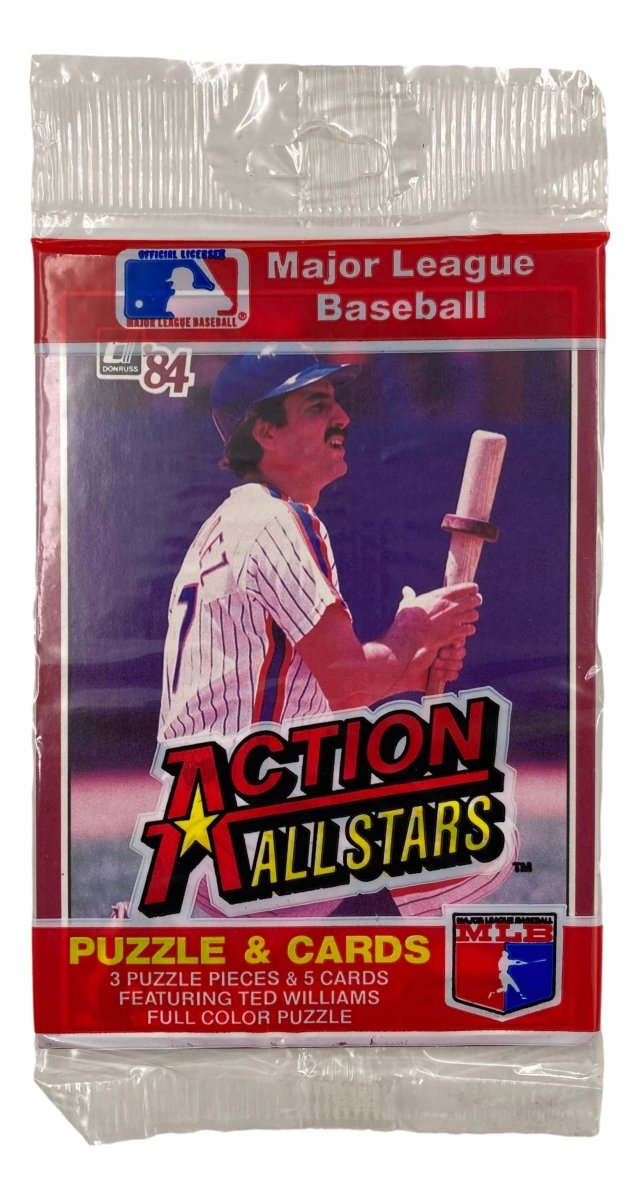 1984 Donruss Action All Stars Baseball Puzzle & Trading Card Pack - Keith Hernandez & George Hendrick - Vintage MLB Collectibles for Fans & Card Enthusiasts - Perfect for Display, Gifts & Memorabilia Collections
