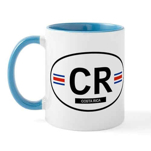 White/Blue Inside - Costa Rica Mug