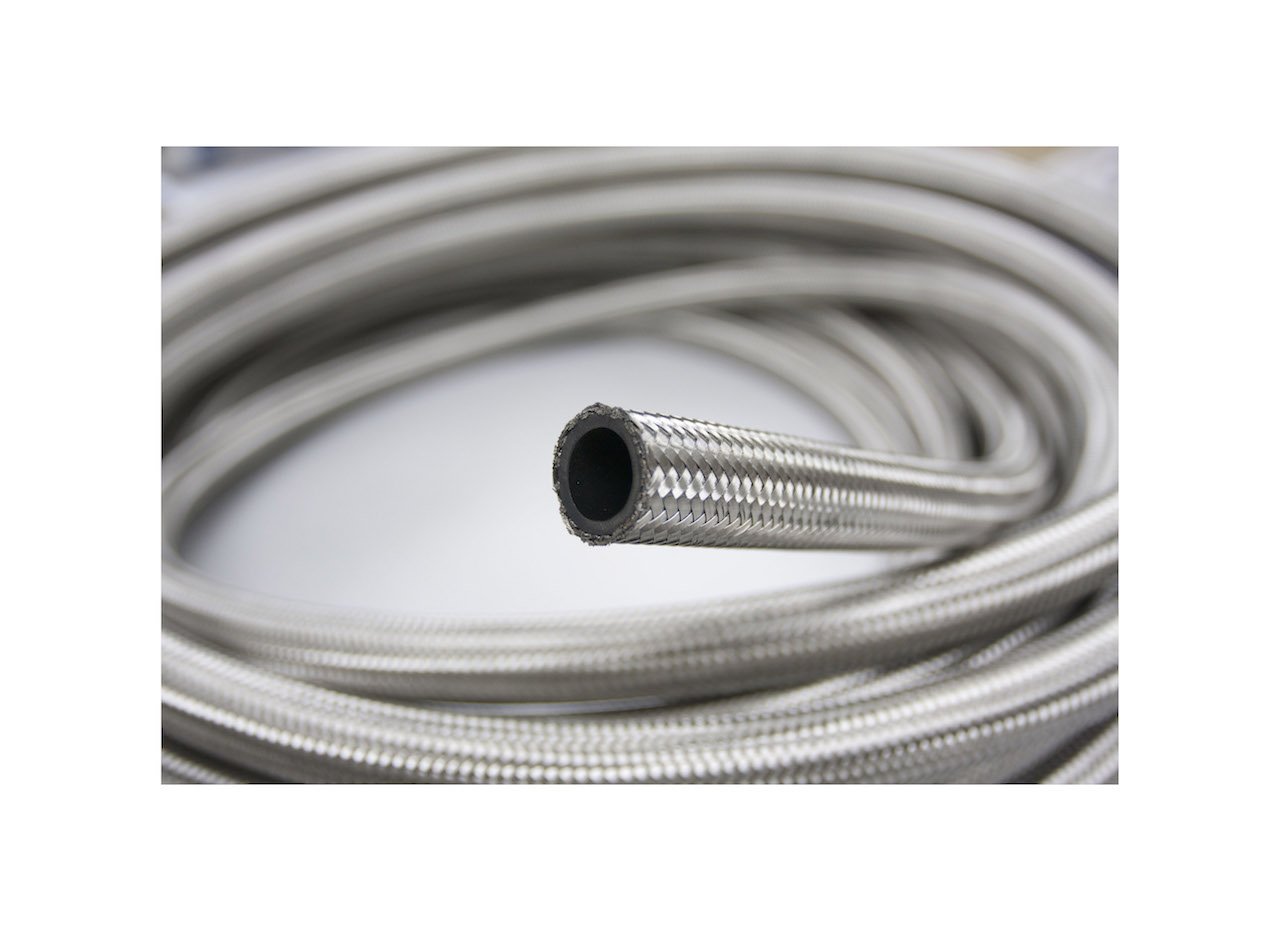 Autobahn88 Universal 10-Row Oil Cooler Kit with Relocation Adapter & 10ft SS Braided Hose - AN10 Fittings - Perfect for High-Performance Cars, Trucks & Racing Vehicles