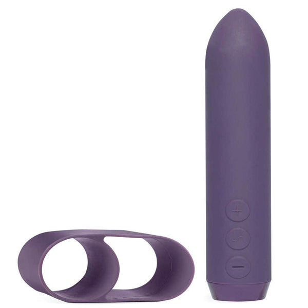 Je Joue Classic Bullet Vibrator with Finger Sleeve - Powerful Mini Personal Massager for Women, Couples & Solo Play - Discreet & Waterproof for Bedroom & Travel Use