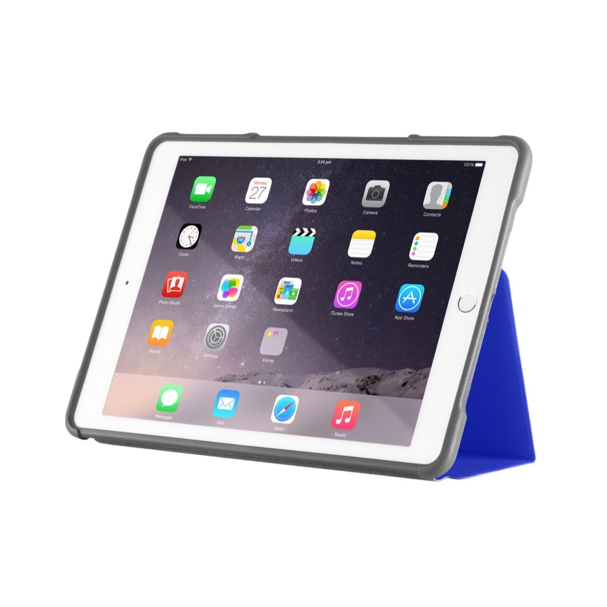 STM Dux Rugged Protective Case for Apple iPad Air 2 - Shockproof & Durable Blue Cover (Model: stm-222-104J-25) | Perfect for Outdoor Adventures, Travel & Daily Commute