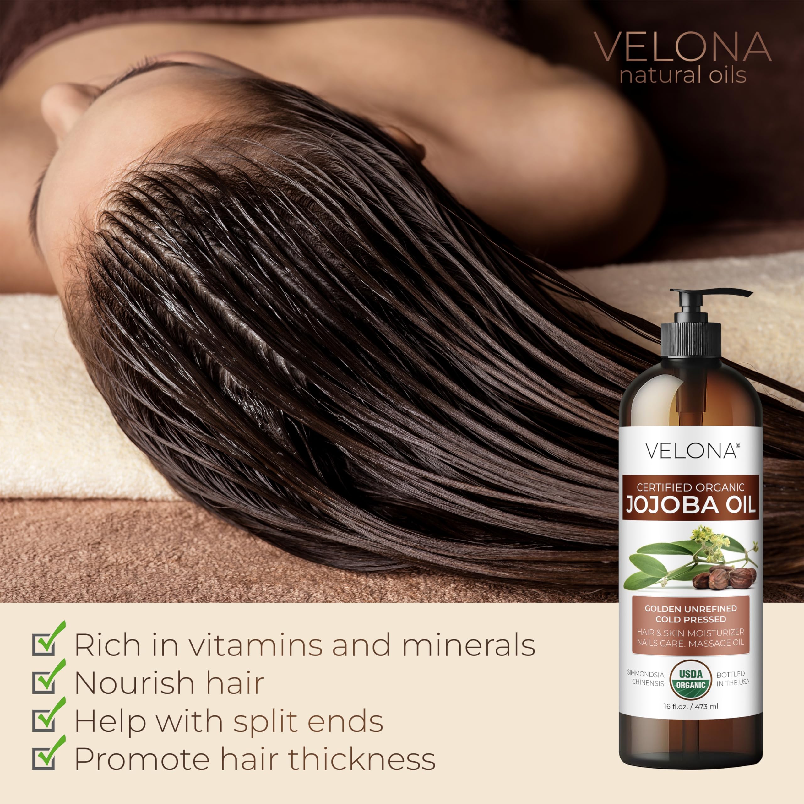 Organic Jojoba Oil 1 Gallon (128 Fl Oz) - USDA Certified, 100% Pure, Cold Pressed, Unrefined & Hexane Free | Golden Carrier Oil for Skin, Hair & Massage | Perfect for DIY Beauty, Aromatherapy & Natural Skincare