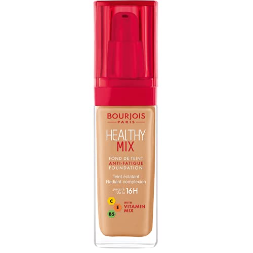 Bourjois Healthy Mix Foundation - Light Bronze 29199601056 | Natural-Looking Medium Coverage | Perfect for Everyday Wear & Night Out Makeup