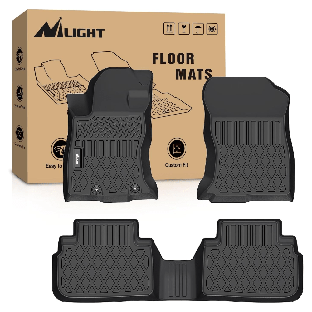 Premium TPE Floor Mats for Subaru Forester 2019-2024 - All-Weather Protection, Custom Fit Car Floor Liners - Perfect for Daily Commute, Road Trips & Off-Road Adventures