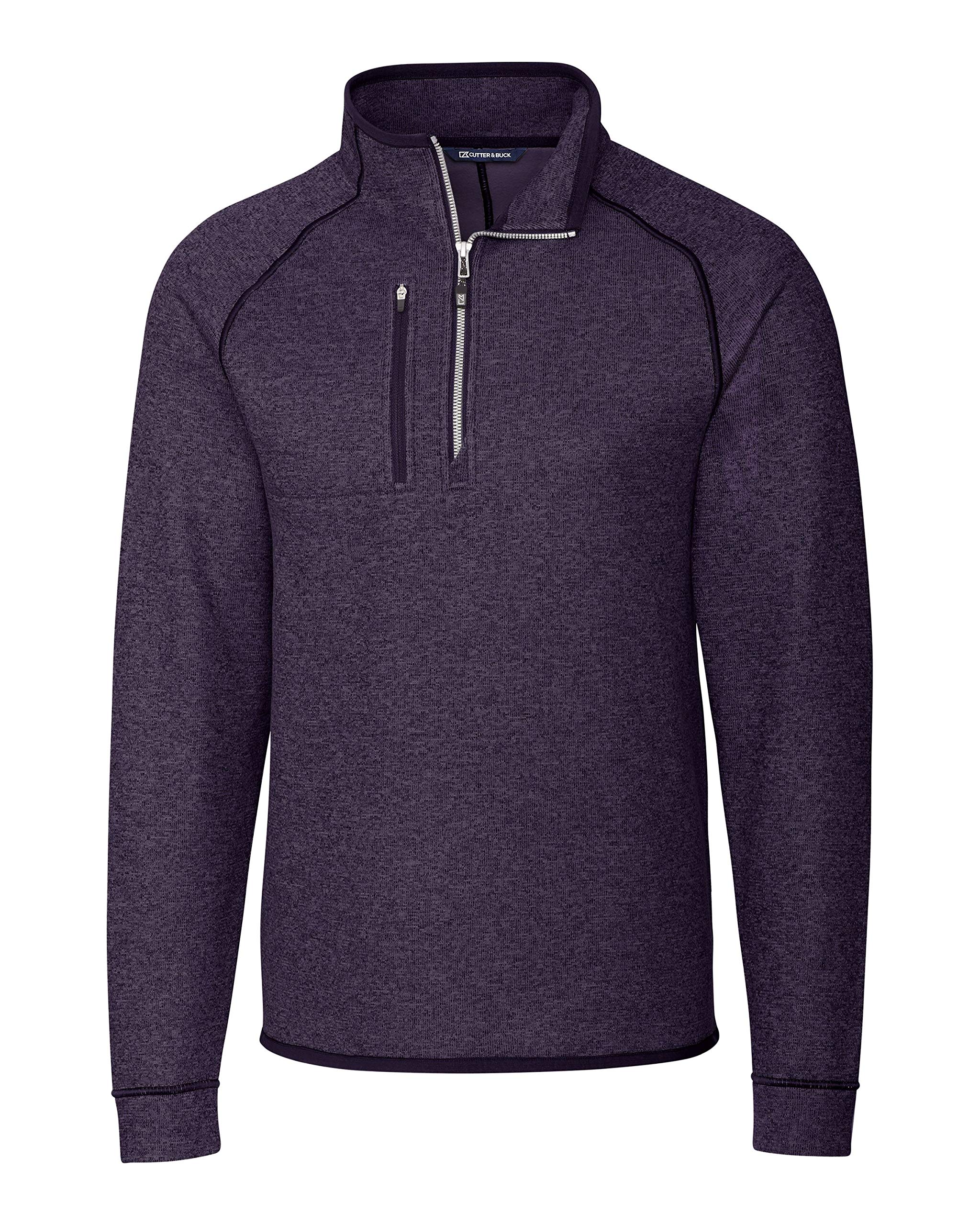 Cutter & Buck Men's Half Zip Pullover Sweater - Lightweight Performance Golf & Casual Wear for Men - Perfect for Outdoor Activities, Office & Travel