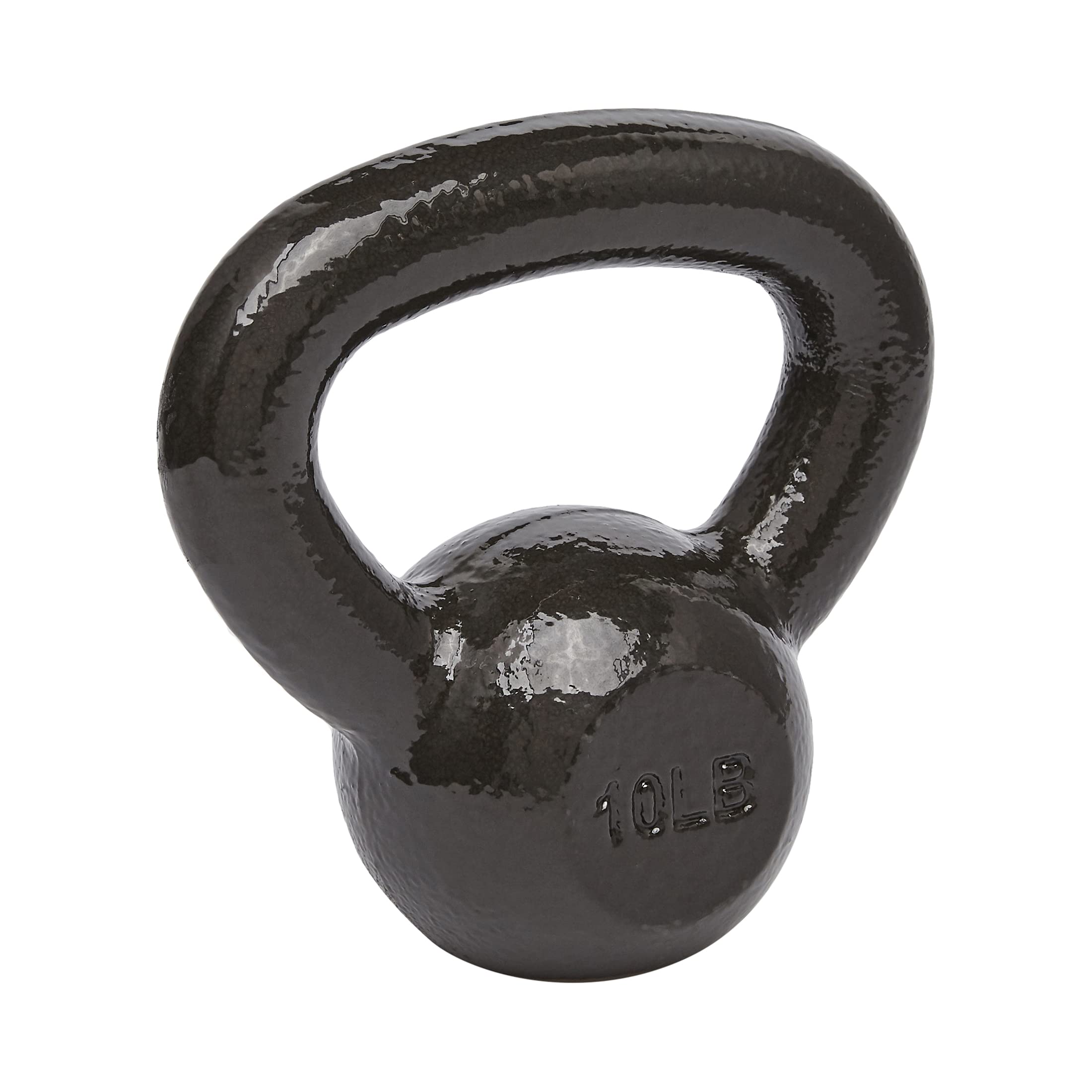 Amazon Basics Cast Iron Kettlebell Weight - 5-50 lbs Home Gym Equipment for Strength Training, CrossFit & Full Body Workouts