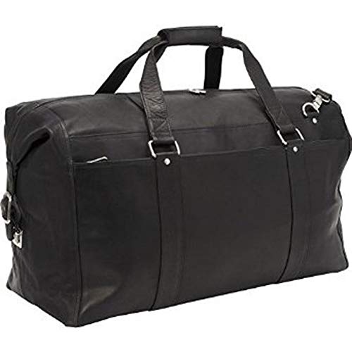 Extra Large Waterproof Duffle Bag with Multiple Zip Pockets - Chocolate Brown Travel Duffel for Gym, Sports, Weekend Trips & Outdoor Adventures