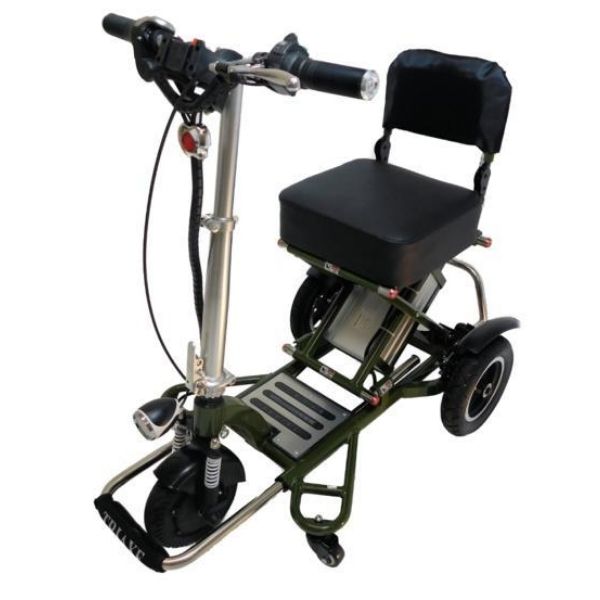 Enhance Mobility Triaxe Sport T3045 3 Wheel Mobility Scooter for Adults - Lightweight & Portable Electric Scooter for Seniors, Travel, Shopping, and Outdoor Activities
