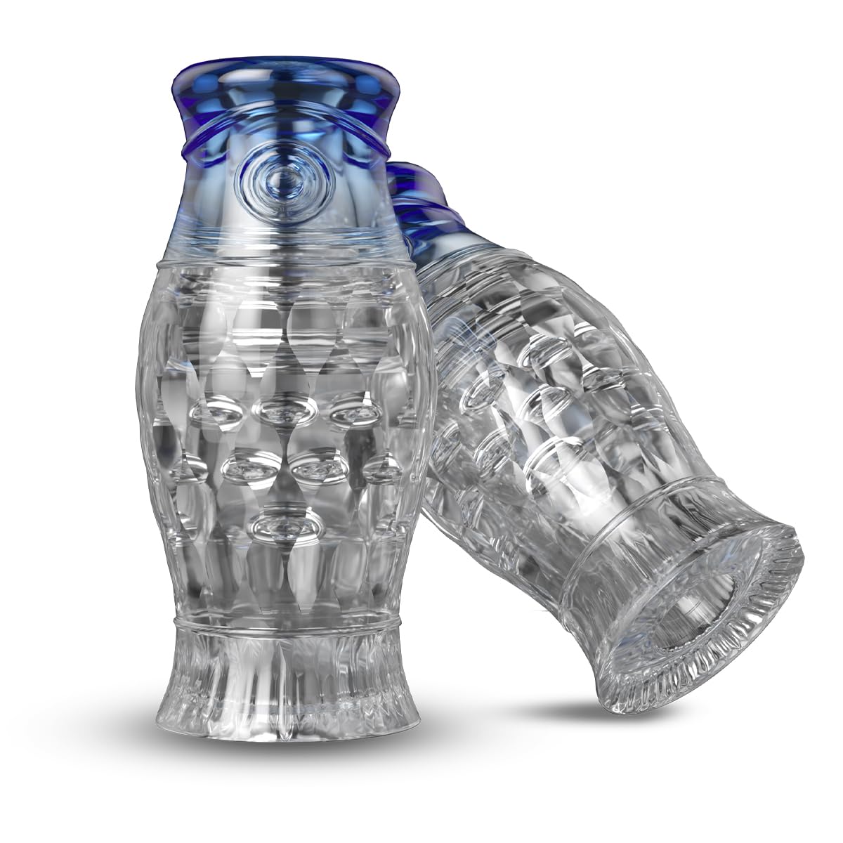 Premium Male Masturbator - Transparent Suction Stroker with Realistic Vaginal Texture & Blowjob Simulation | Adult Sex Toy for Men | Perfect for Solo Play, Couples Fun & Discreet Pleasure